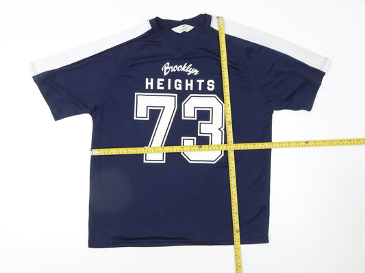 Girls UK Size 12-14 Years H&M Blue Jersey T-Shirt