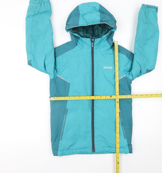 Boys UK Size 9-10 Years Regatta Blue Rain Coat