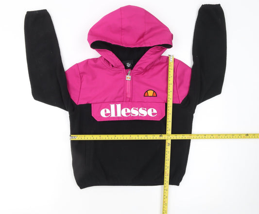 Girls UK Size 8 Years ellesse Multicoloured Pullover Hoodie