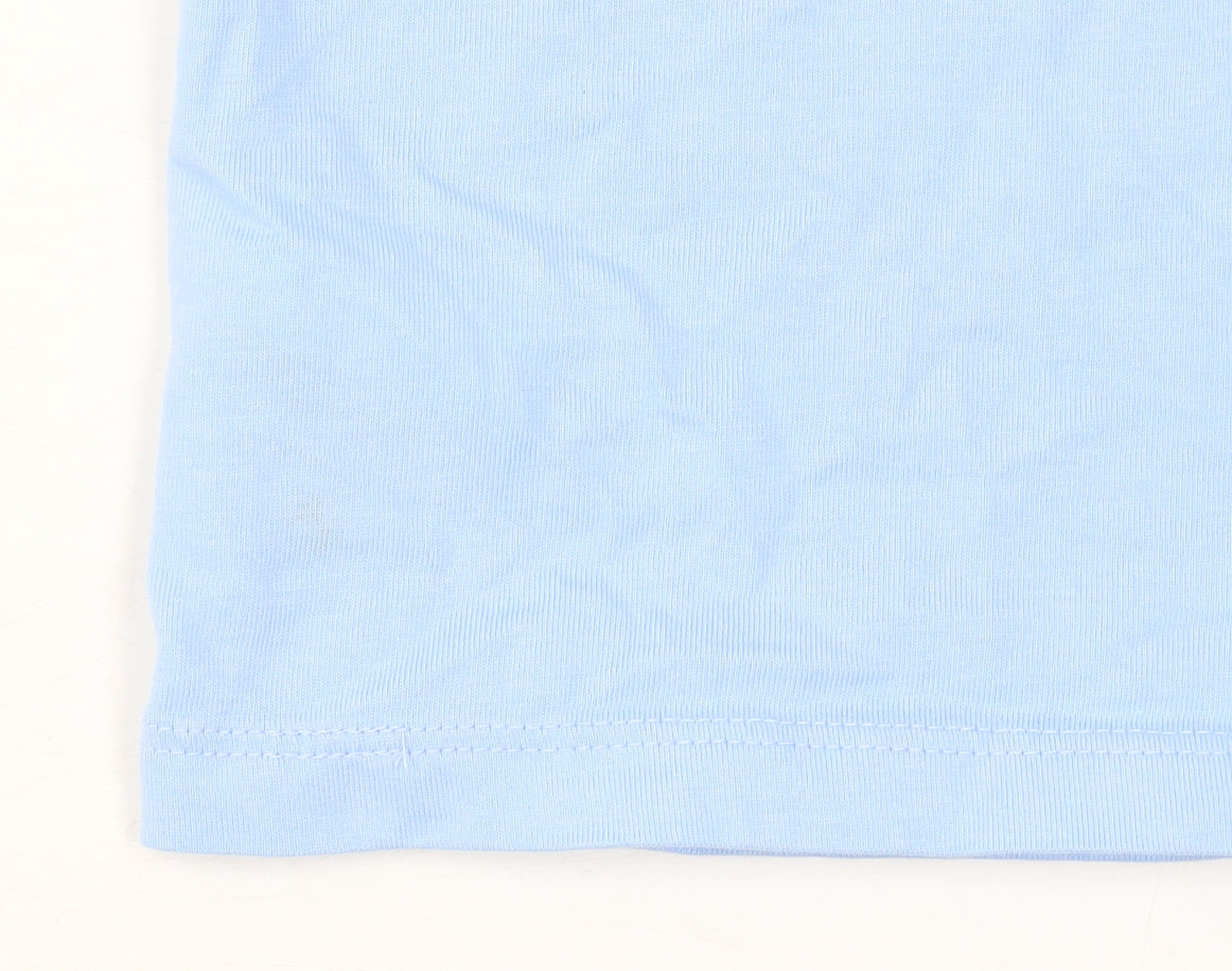 Additional view of Tommy Hilfiger Blue Nautical Graphic Baby T-Shirt 3-6M Cotton Crew Neck