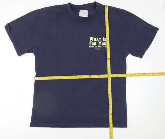 Mens UK Size M Storefront Blue T-Shirt