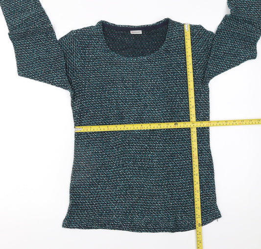 Womens UK Size S Damart Blue Pullover Jumper