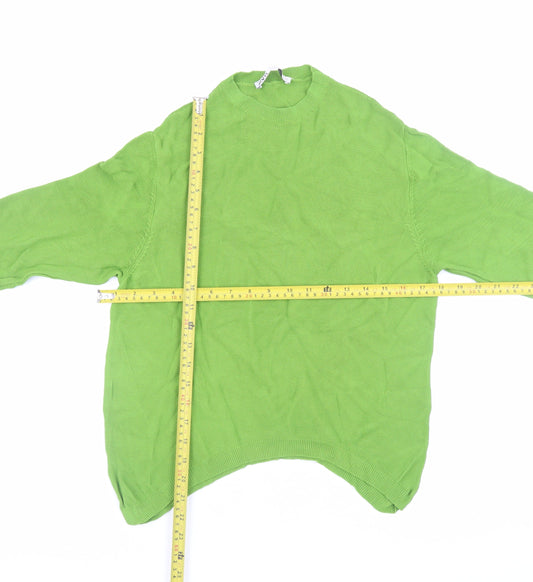 Womens UK Size 12 Zara Green Pullover Jumper