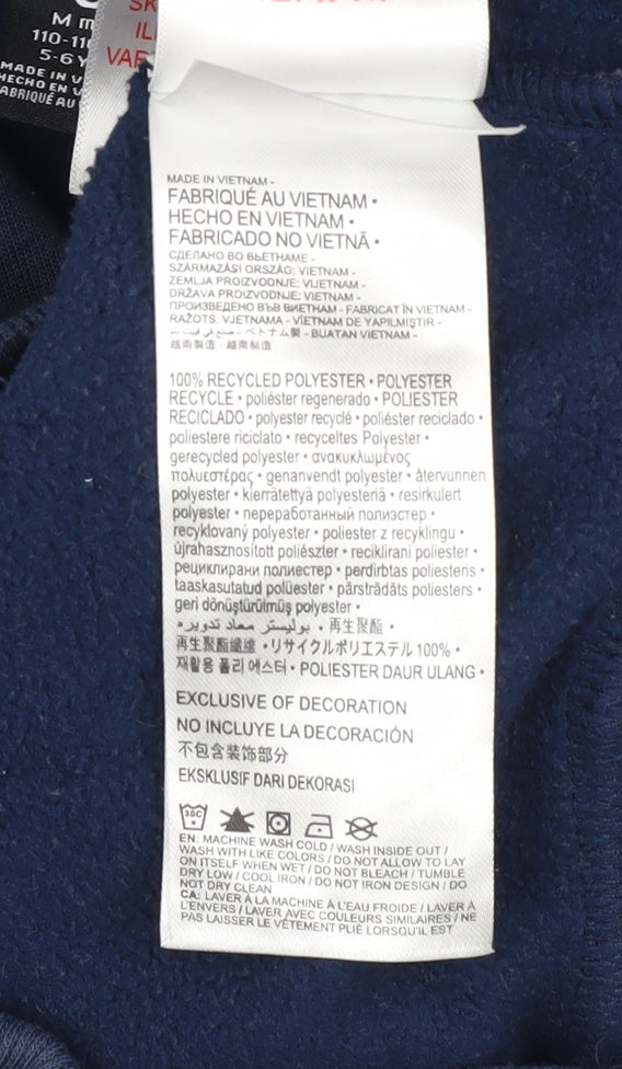 Boys UK Size 5-6 Years Converse Blue Pullover Hoodie