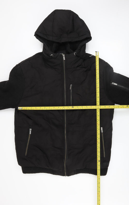 Mens UK Size XL Firetrap Black Puffer Jacket