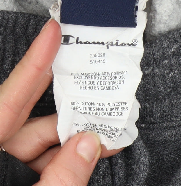 Additional view of Champion boys’ grey jogger trousers, size 11-12, years cotton blend