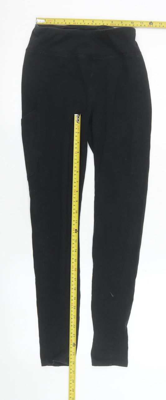 Womens UK Size S Hollister Leggings Black Leggings
