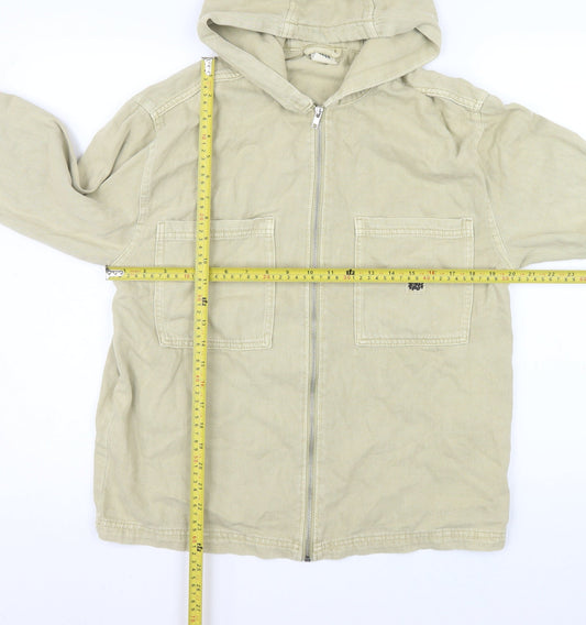 Boys UK Size 13-14 Years Zara Beige Basic Jacket