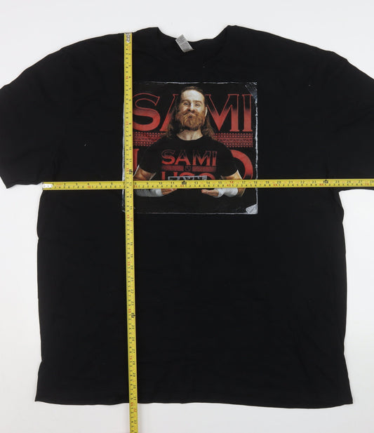 Mens UK Size 3XL Gildan Black T-Shirt