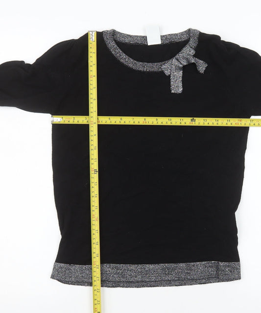 Womens UK Size M VERO MODA Black Pullover Jumper