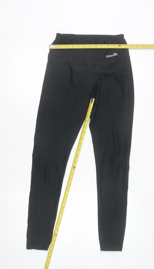 Womens UK Size 12 O'Neills Slim Fit Leggings Black Leggings