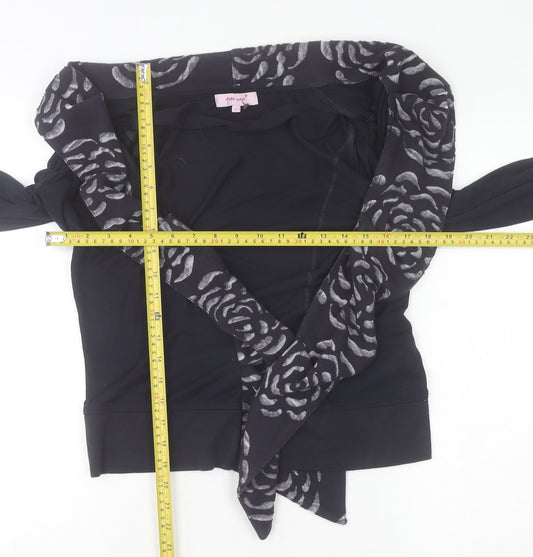 Womens UK Size 14 Marks and Spencer Black Cardigan Jumper