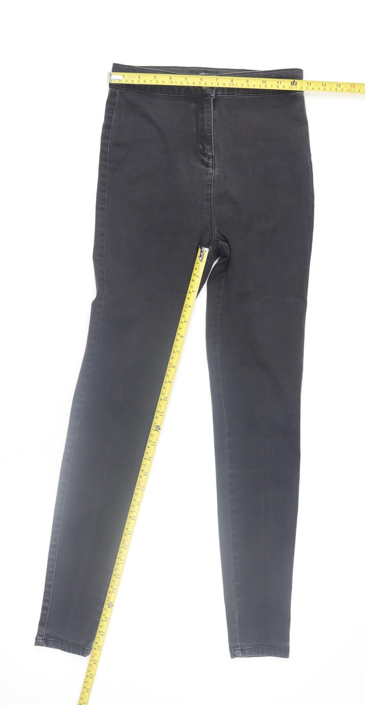 Womens UK Size 10 Matalan Slim Fit Skinny Black Jeans