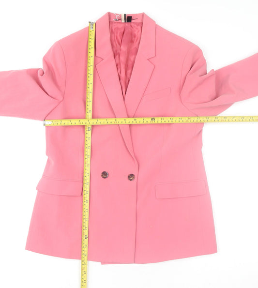 Womens UK Size 12 Topshop Regular Pink Blazer