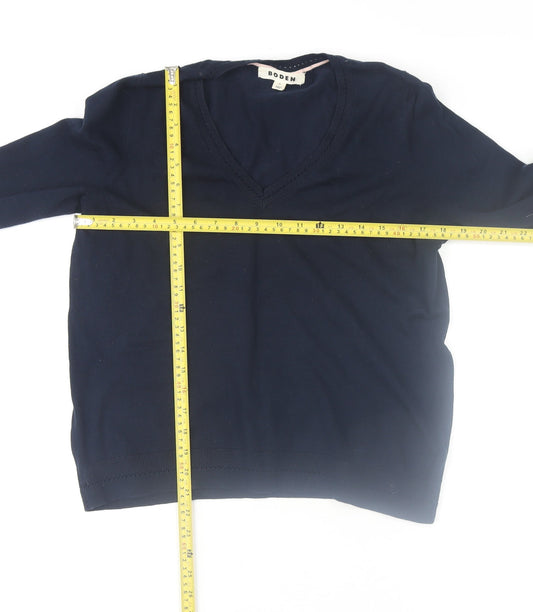 Womens UK Size M Boden Blue Pullover Jumper