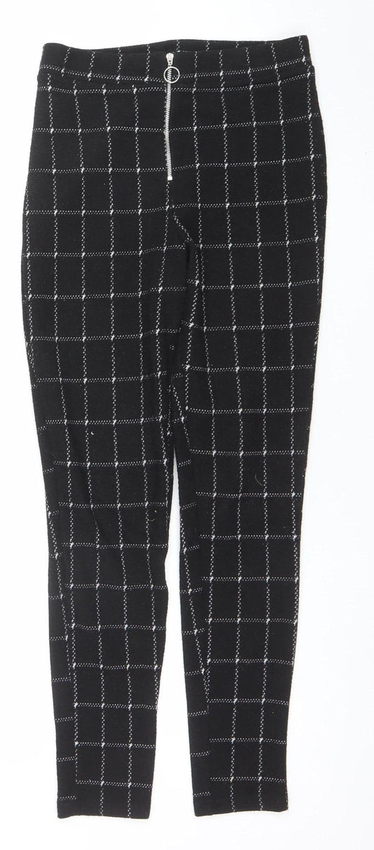 Womens UK Size 10 George Slim Fit Leggings Black Trousers