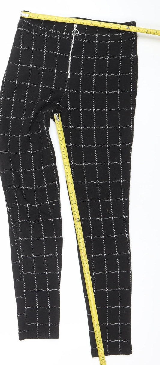 Womens UK Size 10 George Slim Fit Leggings Black Trousers