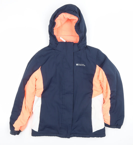 Girls UK Size 9-10 Years Mountain Warehouse Blue Ski Jacket