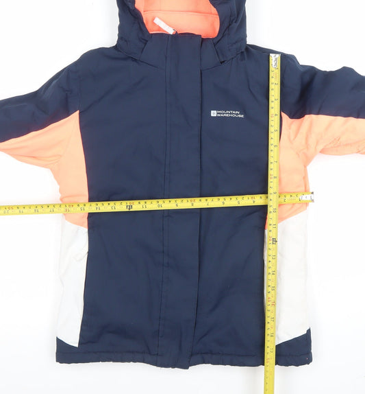 Girls UK Size 9-10 Years Mountain Warehouse Blue Ski Jacket