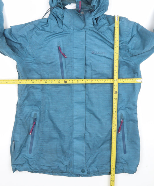 Womens UK Size 10 Mountain Warehouse Blue 3-in-1 Jacket
