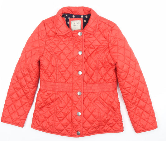 Girls UK Size 11-12 Years NEXT Red Quilted Coat