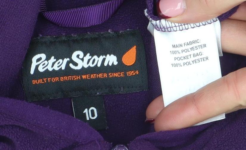 Womens UK Size 10 Peter Storm Purple Basic Jacket