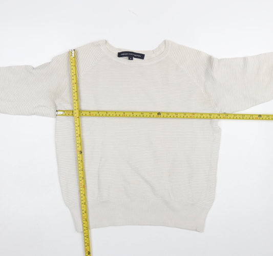 Womens UK Size S French Connection Ivory Pullover Jumper
