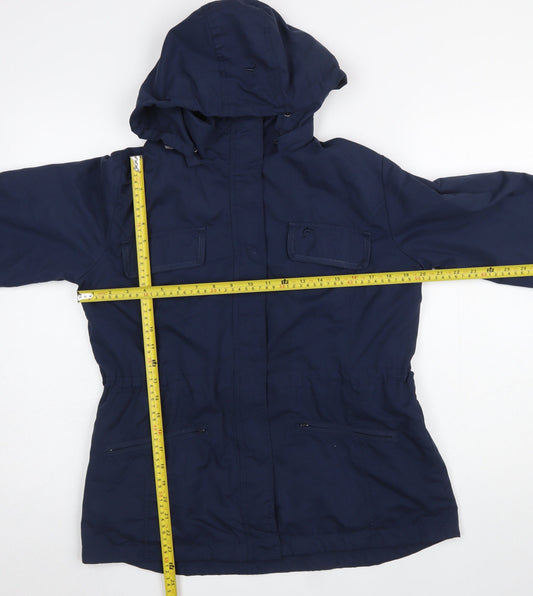 Womens UK Size L Lee Valley Blue Anorak Coat