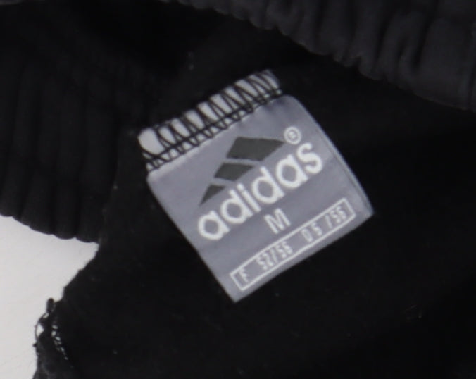Mens UK Size M adidas Regular Fit Jogger Black Trousers