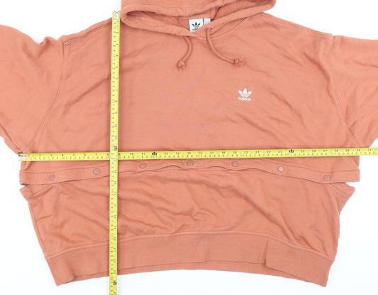 Mens UK Size 1X adidas Brown Pullover Hoodie