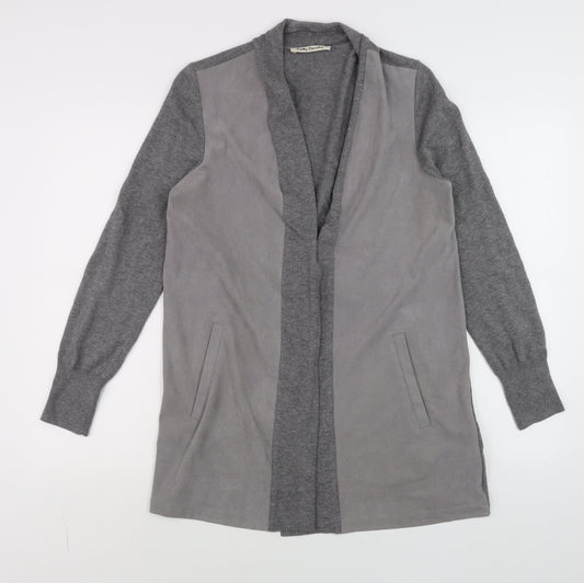 Womens UK Size M Betty Barclay Grey Wrap Blouse
