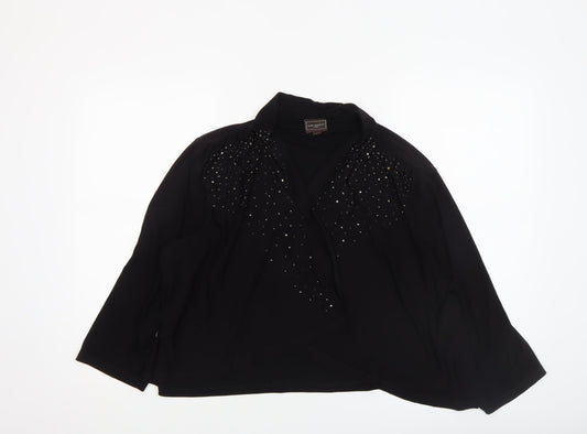 Womens UK Size 2 Ann Harvey Black Basic Jacket