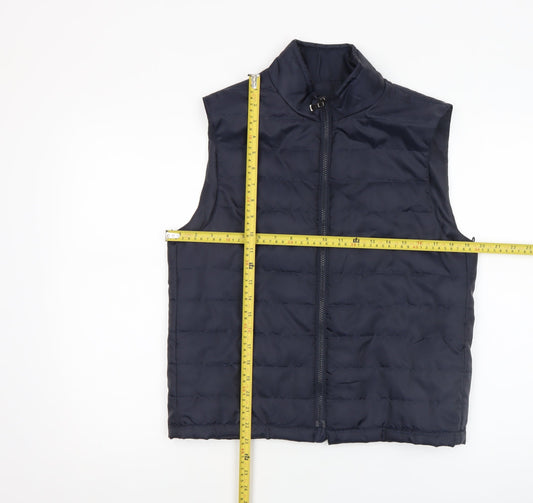 Mens UK Size 38 Zara Man Blue Puffer Jacket