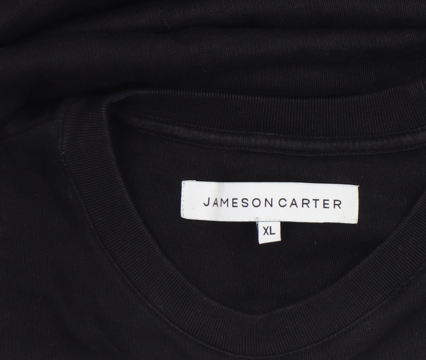 Mens UK Size XL Jameson Carter Black Pullover Sweatshirt