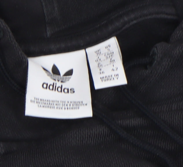 Womens UK Size M adidas Black Pullover Hoodie