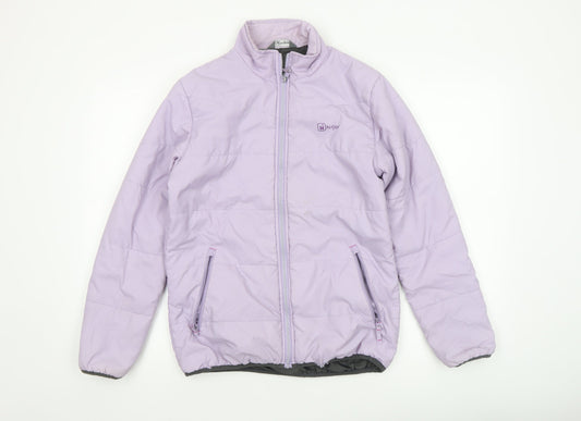 Womens UK Size 12 Hi Gear Purple Puffer Jacket