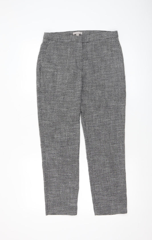 Womens UK Size 8 H&M Slim Fit Business Casual Workwear Grey Trousers