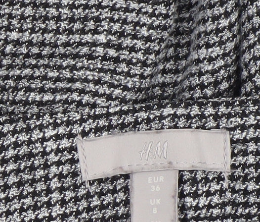 Womens UK Size 8 H&M Slim Fit Business Casual Workwear Grey Trousers
