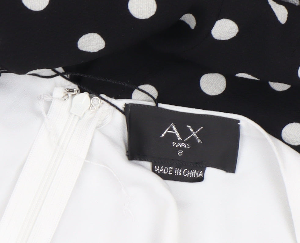 Womens UK Size 8 AX Paris Fit & Flare Dress