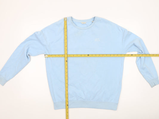 Womens UK Size 8 Jack Wills Blue Pullover Sweatshirt