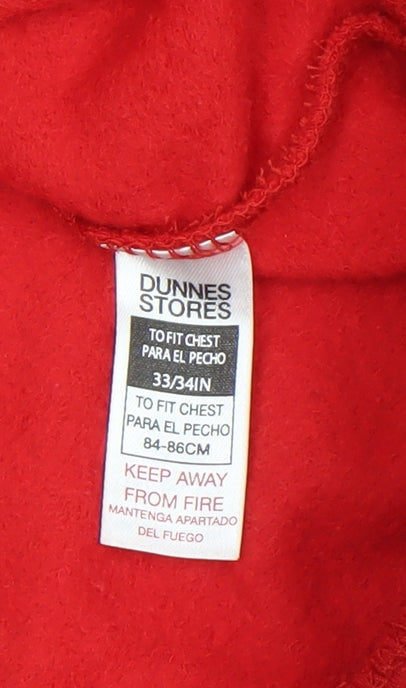 Mens UK Size XS Dunnes Stores Red Pullover Sweatshirt