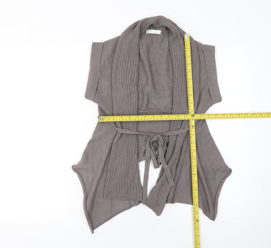 Womens UK Size 6 Promod Grey Cardigan Jumper