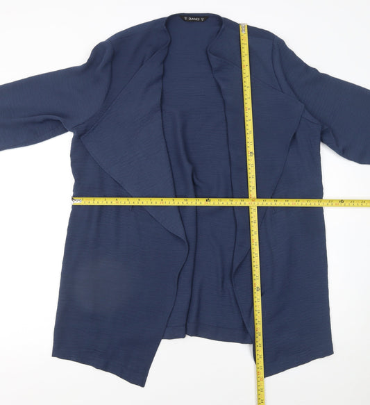 Womens UK Size 12 Dunnes Stores Blue Cardigan Jumper
