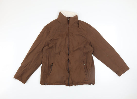 Mens UK Size L Paco Sport Brown Basic Jacket