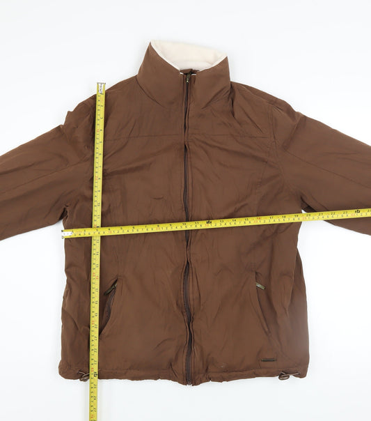 Mens UK Size L Paco Sport Brown Basic Jacket