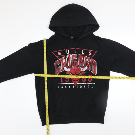 Mens UK Size M UNK Black Pullover Hoodie