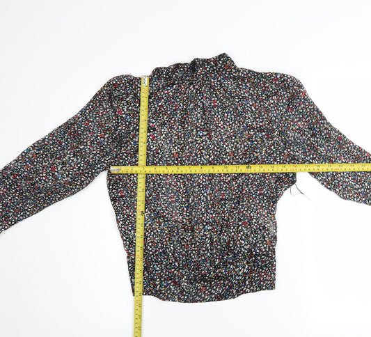 Womens UK Size 10 Paco Boutique Multicoloured Tunic Blouse