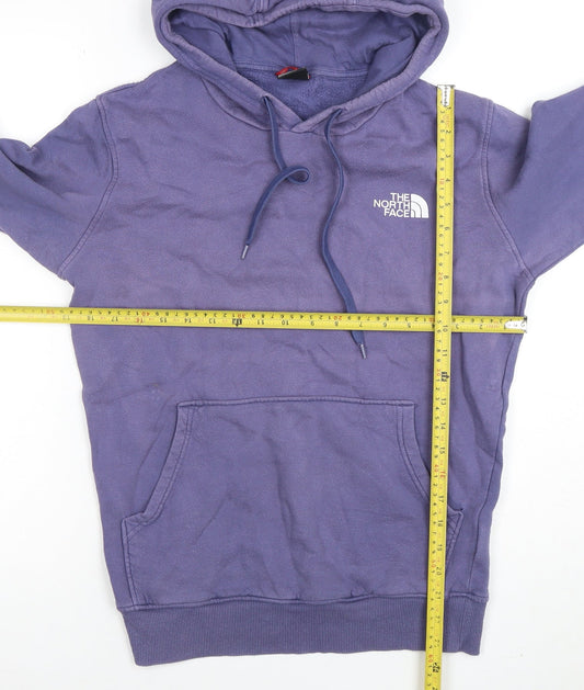 Mens UK Size XS The North Face Purple Pullover Hoodie