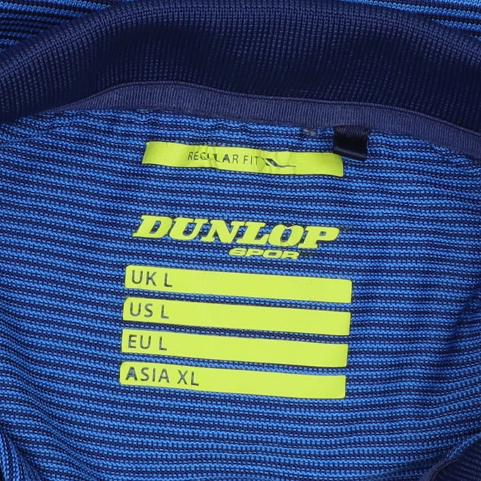 Mens UK Size L Dunlop Blue GolfGym & TrainingRunning & JoggingWalking Polo