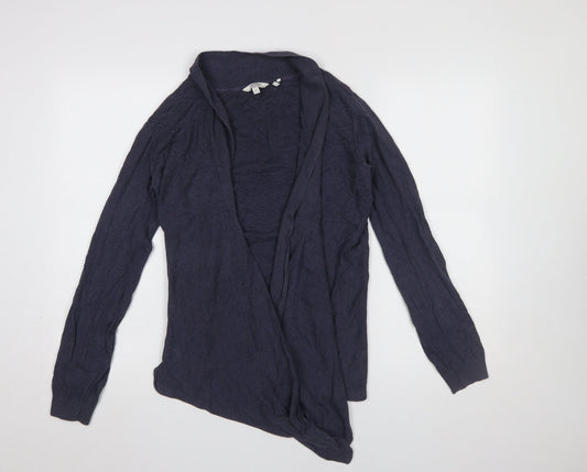 Womens UK Size 12 FatFace Blue Cardigan Jumper